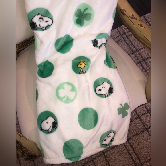 Peanuts Bedding Nwt Peanuts Berkshire Snoopy Shamrock St Patricks